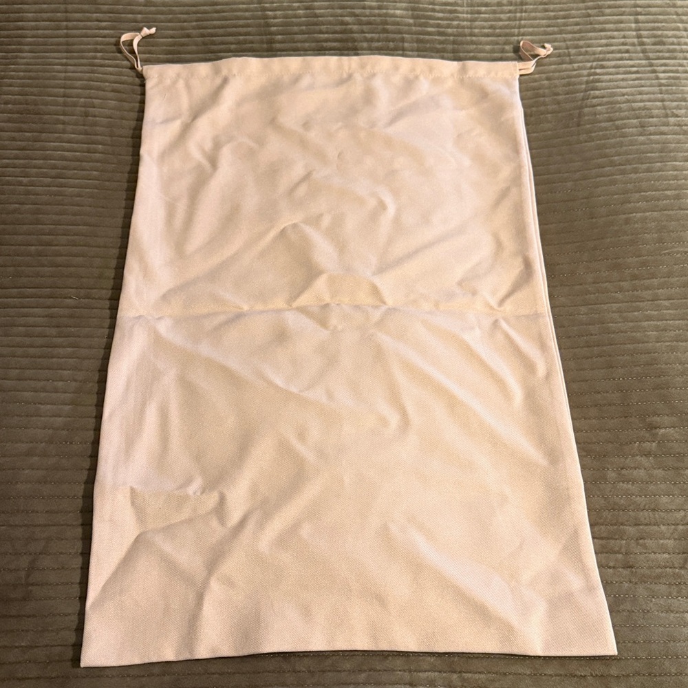 Stuart Weitzman Extra Large Pink Drawstring Dust … - image 5